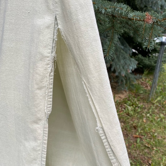 Sage Green Cotton Hippie Skirt - Picture 13 of 16